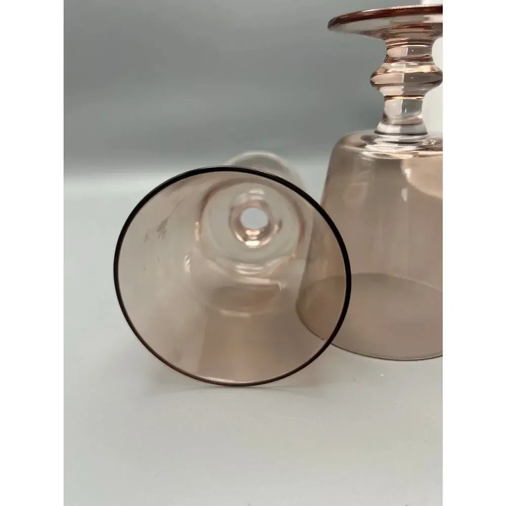 2 10.14oz Vintage Goblet Rustic Barn Bella Style Wine Glasses Threshold™ s1